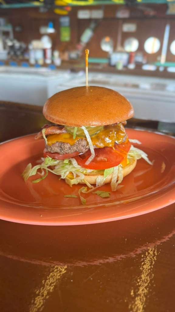 An award-winning burger from Burdine's Waterfront