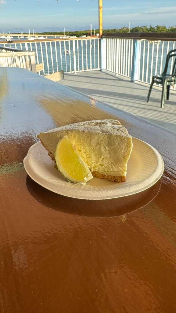 A slice of Burdine's award-winning key lime pie